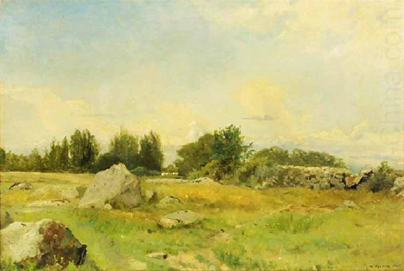 Gustaf Rydberg Rocky hill china oil painting image